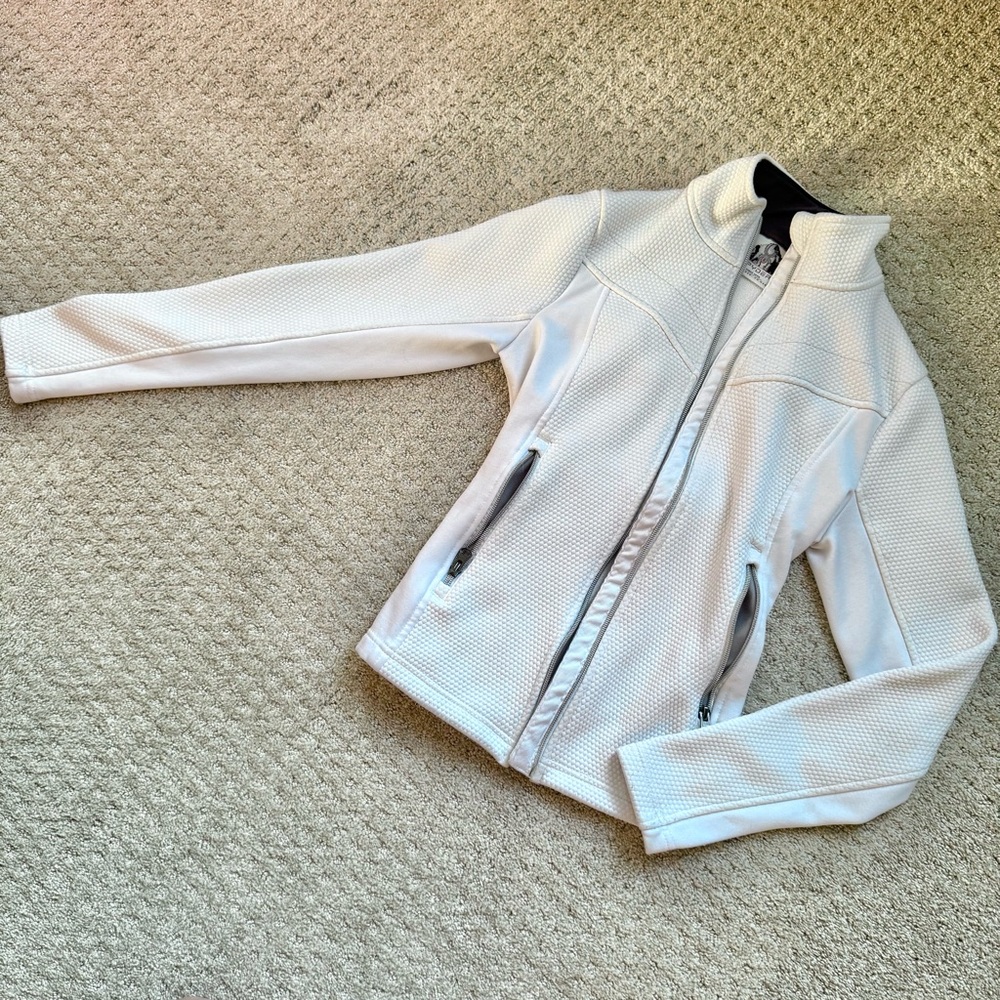 Spyder - Women’s (XS) White Jacket, Light Coat with Zip Pockets